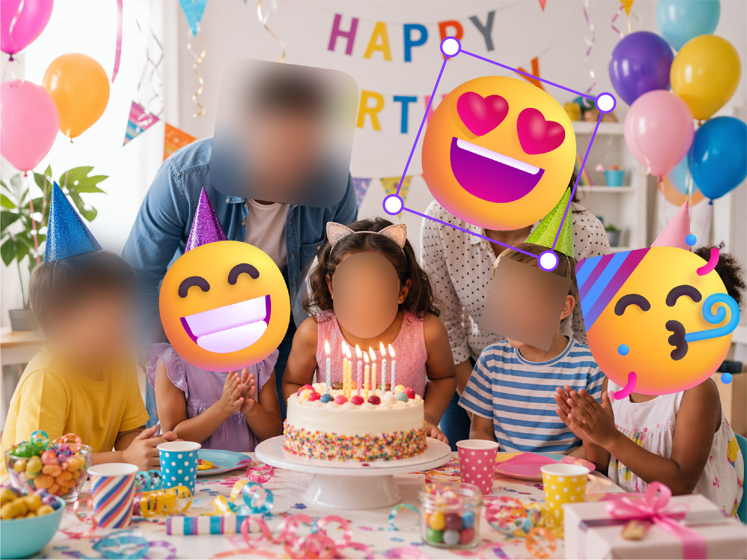 After preview (blurred)